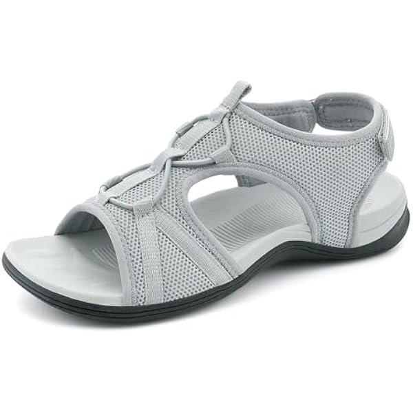 Womens Hiking Sandals Comfortable Walking Sandals Summer Sport Breathable Arch Support