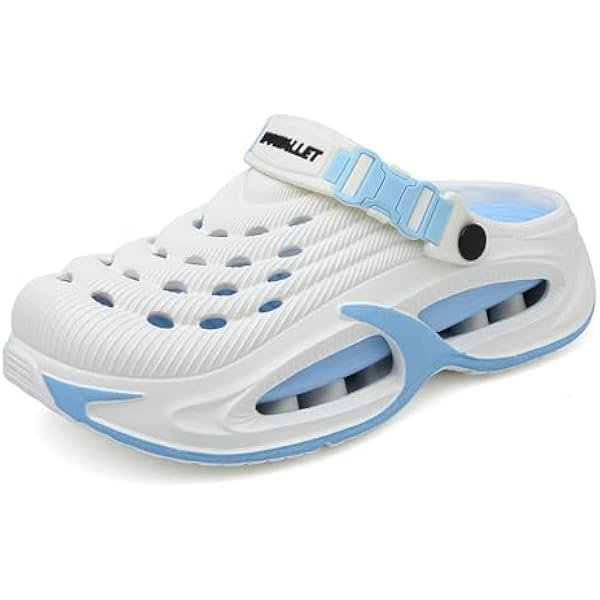 Garden Clogs Unisex Waterproof EVA Slip-On Shoes with Arch Support