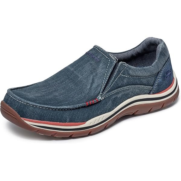 USA Men's Expected Avillo Relaxed-Fit Slip-On Loafer,Navy,7.5 Medium US